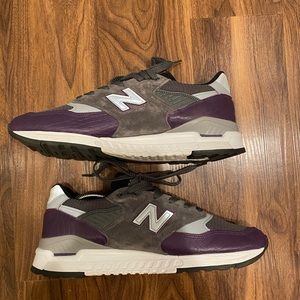 New Balance 998 Purple Croc Mens Size 11-Made In USA